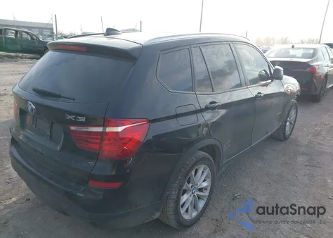 2017 BMW X3 xDrive28I z USA, uszkodzony, nr VIN 5UXWX9C36H0W76592